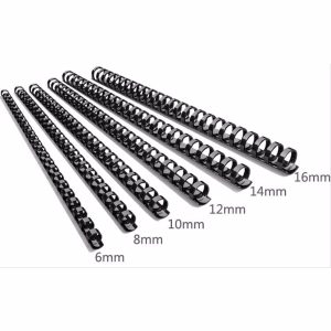 Plastic Binding Spirals (Comb) 21 Rings - Black & White